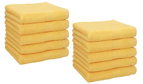 Betz Paquete De 10 Toallas Faciales Premium 100 Algodón 30x30 Cm Color Amarillo Miel Betz Paquete De 10 Toallas Faciales Premium 100 Algodón 30x30 Cm Color Amarillo Miel