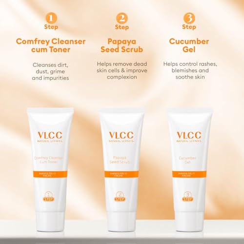 VLCC Papaya Fruit Single Facial Kit (60gm)