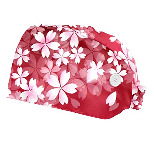 Casquette pour hommes femmes couvre-chef unisexe chapeaux de travail fleurs de cerisier