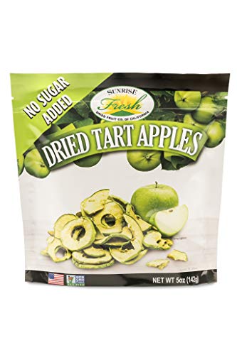 Dried Tart Apple Slices, No Added Sugar, Sunrise Fresh Dried Fruit Co