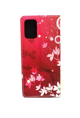 Image of Sharp Icon flip Cover for Oneplus 11R 5G Designer Fancy Printed Wallet flip case Cover - Red Flower