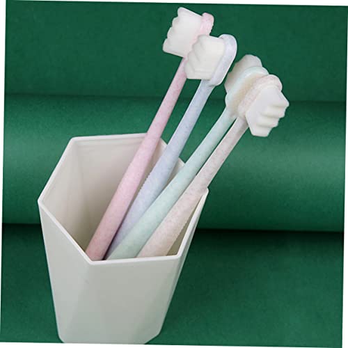 LOORGVEL 6 Stück Erwachsenen Zahnbürsten mit Extra Weichen Borsten Ergonomisches Design für Sanfte Zahnfleischpflege Gründliche Reinigung Frei von Zahnschmelzschädigung Umweltfreundlich – Bild 6