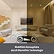 Scandinavian home 3er Set LED Einbaustrahler Dimmbar WarmDim 230V 5,8W Warmweiß 60mm - 70mm I Badezimmer geeignet ICRI 90 580lm 3100K 68mm I Edelstahldesign mit Milchglas I LED Spot flach