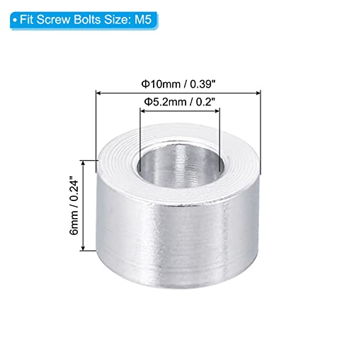 PATIKIL M5 Aluminum Spacer - Image 2