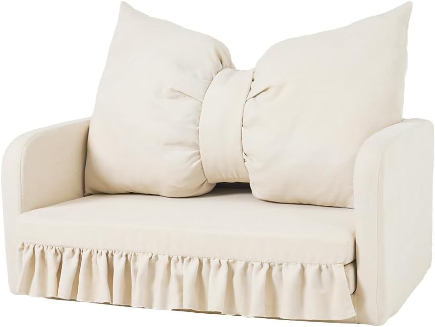 ベロア調ラブソファ（クッション付）幅113cm 2人掛けソファ（776