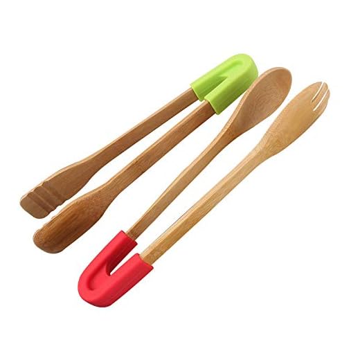 Pinzas de bambú para carne de pan, pinzas para tostadora de cocina, cuadrado rojo, 1 pieza