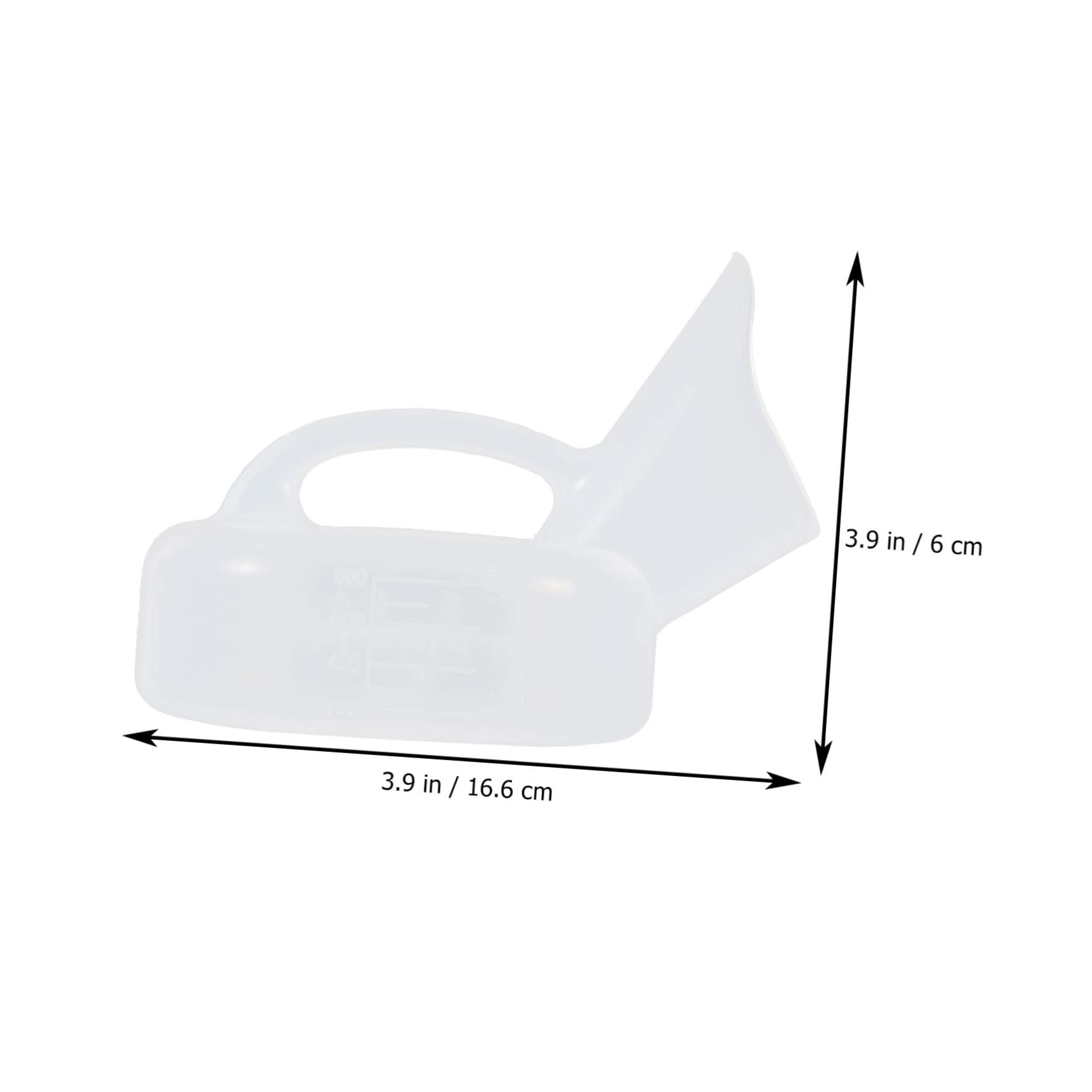 TOVINANNA Hospital Patient Urinal 2pcs Washable Pee Bottle for Elderly Lightweight Portable Urinal Smooth Surface