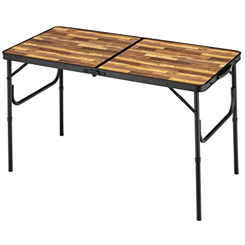 バンドック アルミFDテーブル M (木目) BD-244WB