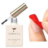 TOMICCA ジェルネイル ピールオフベースコートピールオフベースジェル 15ml 剥がせるベースジェル大容量 はがせる ベースコート UV/LED対応 初心者＆プロ適用 ジェルネイル練習