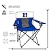 Logo Brands NCAA Duke Blue Devils Elite Chair, Unisex Adult Chair with Two Cup Holder, One Size, Team Color