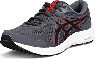 ASICS Men's Gel-Contend 7 Running Shoes, 10, Carrier Grey/Classic RED