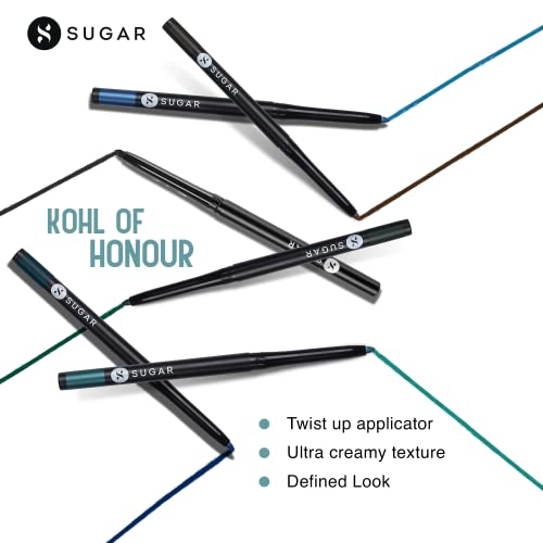 Sugar Cosmetics Kohl Of Honour Intense Kajal Ultra Creamy Texture Smudge Proof, Water Proof Kajal, Long Lasting Eye… - Image 6