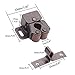 BTMB Cold Rolled Steel Cupboard Closet Cabinet Door Double Ball Roller Catch Latch 20pcs (Bronze Tone)