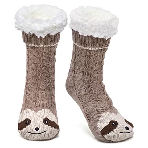 Tacobear Fluffy Winter Slipper Socks Cover