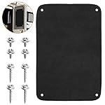 Coitak RV Door Window Shade, 24 x 16 Inch Total Blackout RV Window Cover Shade, Camper Sunshade Cover, Black