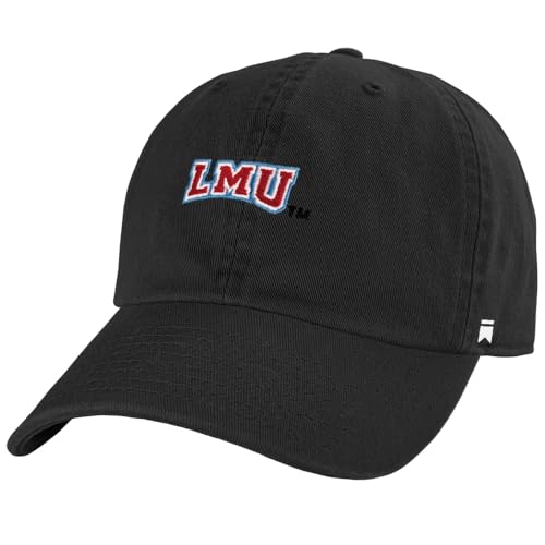 Loyola Marymount Lions Primary Logo Official Collegiate Dad Cap - The U18 Adjustable Relaxed-Fit Hat with Team Logo, Black