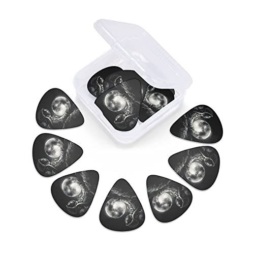 Pack de 12 médiators de guitare Moon Astronaut pour guitare électrique Guitare acoustique Diverses guitares - Les Beatles, Paul McCartney, John Lennon, RIngo Starr, George Harrison Pack de 12 médiators de guitare Moon Astronaut pour guitare électrique Guitare acoustique Diverses guitares – Image 6