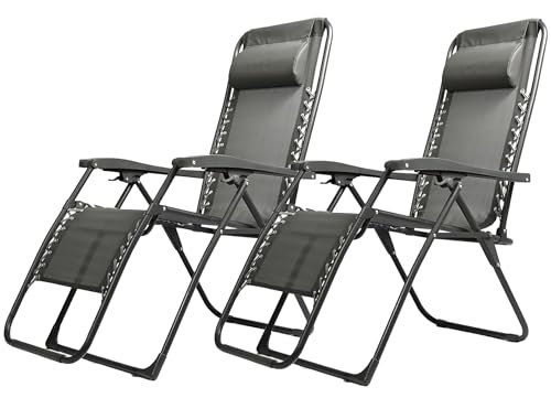 FUREINSTORE Tumbonas Plegables para Exterior -Diseño de Gravedad ...