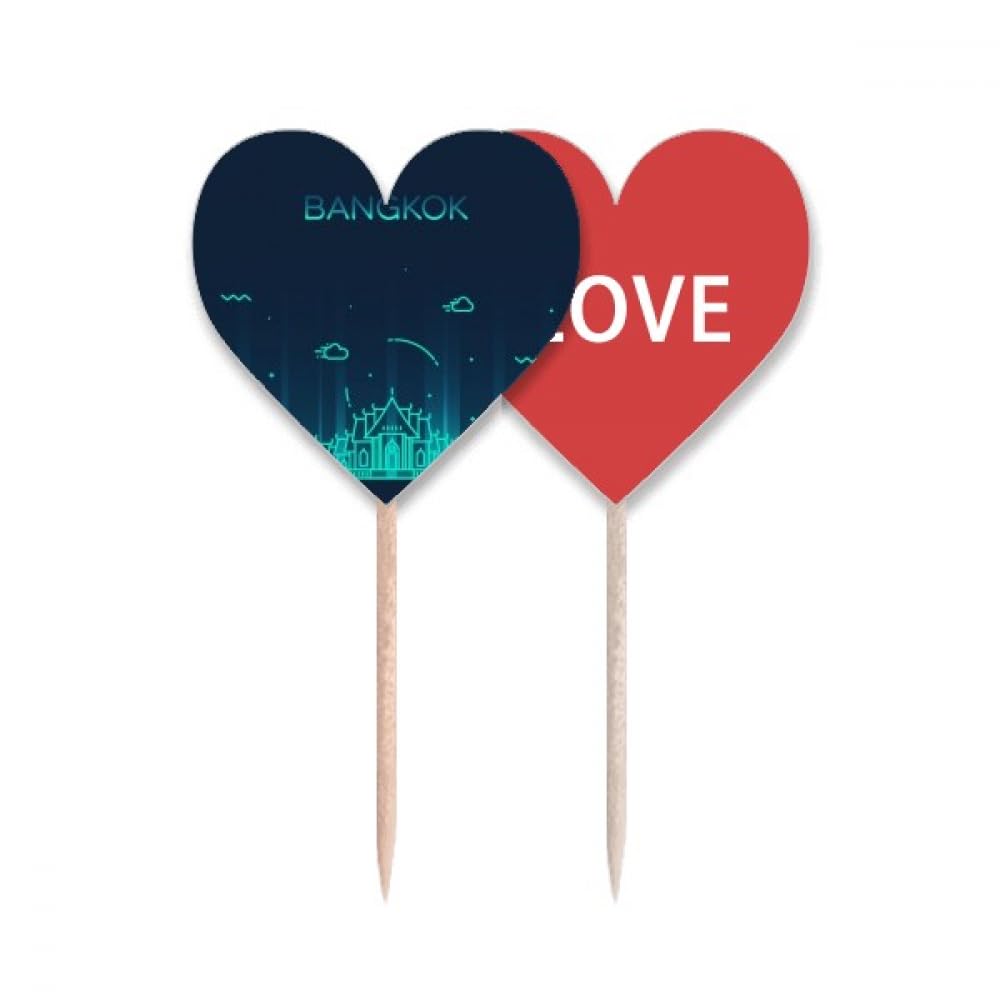 Cupcake pick Thaïlande et Bangkok pour sublimer vos buffets de mariage et soirées à thème
