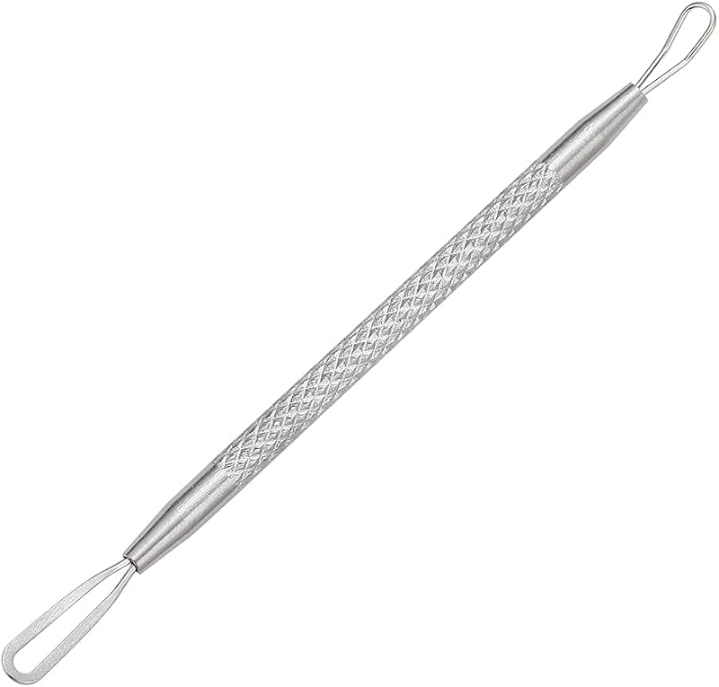 Extrator de comedões La Chat em aço inoxidável, 2 em 1, Modelo LC-BBR002