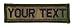 Customizable Text 1x3 Patch w/Hook Fastener Morale Patch - Multicam