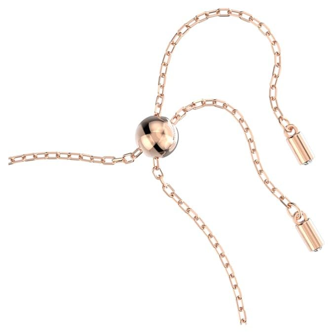 Swarovski Pulsera mágica para mujer, diseño de ángel blanco, chapado en oro rosa 5646740