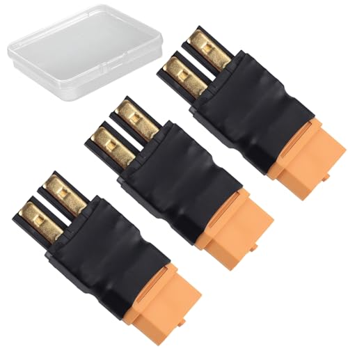 Adaptateur XT60 femelle vers TRX mâle sans soudure à haute conductivité