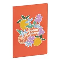 Set De 2 Carnets Clairefontaine A5 - 1 Cuir Bleu & 1 Imprimé Ciel étoilé, 64 Pages Lignées, Papier 90g - Collection Adolie