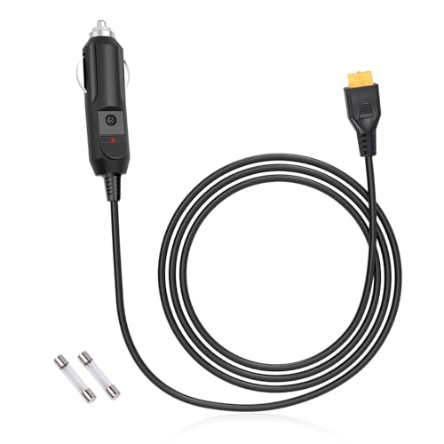 Replacement for Anker SOLIX Car Charging Cable - 16AWG Male Car Outlet to Female XT60