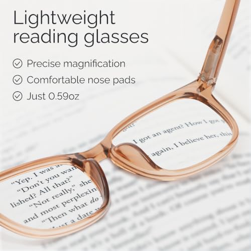 Image of CCVOO Reading Glasses for Women, Eye glasses, Blue Light Readers for Women, Cheaters