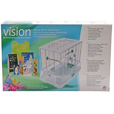 Gabbia Multisport Resina Blu Con 4 Anelli - Sblocco Telecomando, Taglia Media