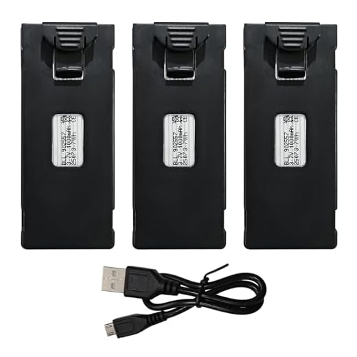 sea jump 3PCS 3.7V 1000mAh Lipo Battery with USB Charging Cable Suitable for E88 E88MAX E99 E99MAX BD101 P15PRO P8 A13 A15 K10MAX RC Drone, Aerial Quadcopters High-Capacity Battery Spare Parts