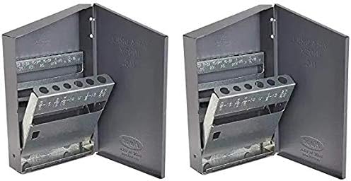 Huot 12600 Tap and Drill Bit Index for NC Tap Sizes #6-32 to 1/2"-13 and Drill Bit Sizes #36 to 27/64" (Twо Расk)