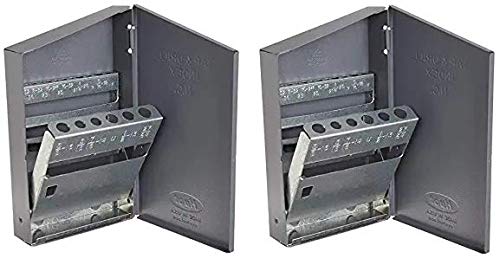 Huot 12600 Tap and Drill Bit Index for NC Tap Sizes #6-32 to 1/2"-13 and Drill Bit Sizes #36 to 27/64" (Twо Расk)