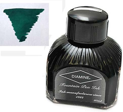 Diamine Refills Delamere Green Bottled Ink 80mL - DM-7062