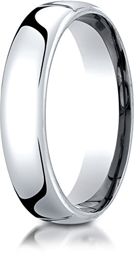 Benchmark Platinum 5.5mm European Comfort-Fit Wedding Band Ring, Size 8.25