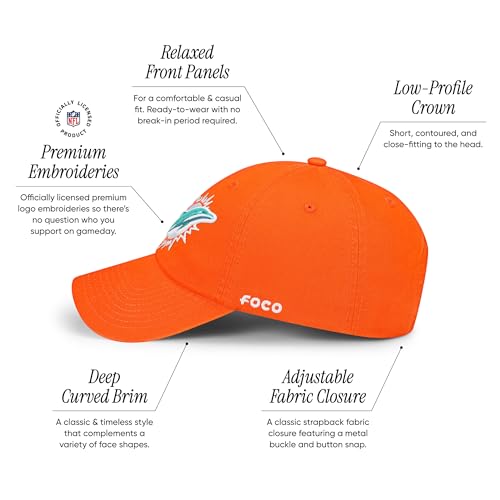 Image of FOCO NFL Mens NFL Team Logo Casual Hat Caps