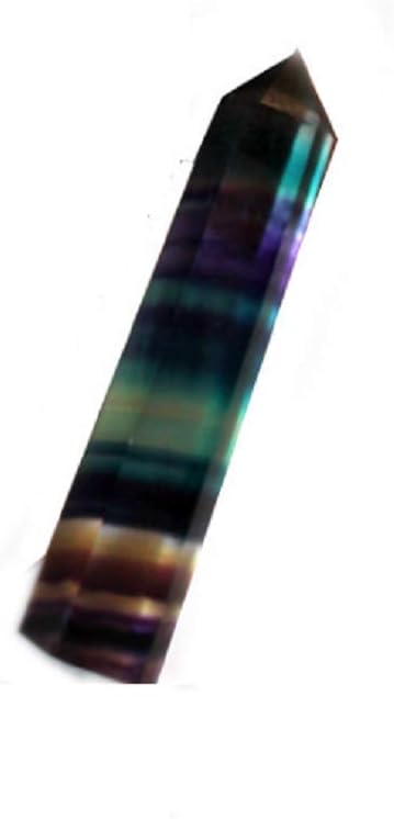 Home Clearance SaleHome Clearance Sale Natural Hexagonal Crystal Quartz Healing Fluorite Wand Stone - Purple Green
