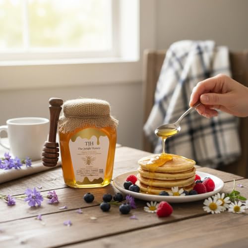 Image of The Jungle Honey Wildflower Honey | Raw 100% Pure & Natural | Produced By Forest Bees Of Jammu & Kashmir | Raw, Unprocessed, Unheated | Raw Honey - 250g