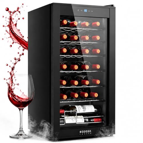 BODEGA BODEGA COOLER 28 Bottle Wine Fridge, Cooler for Kitchen, Office, Room & bar