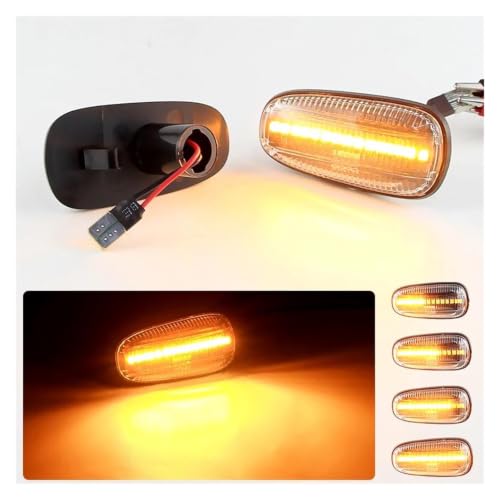 Luz LED intermitente lateral dinámica Corvette C6 repuesto retrovisor intermitente secuencial 2