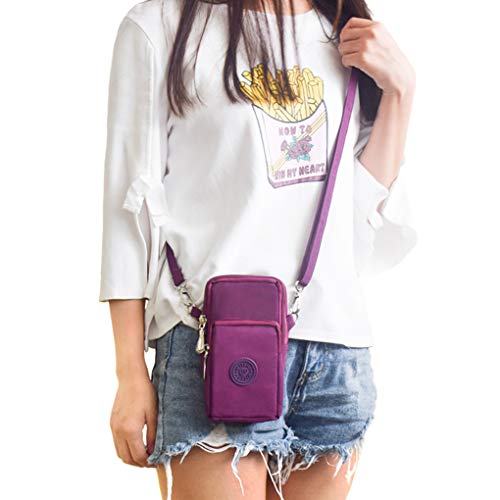 Witery Waterproof Nylon Cute Crossbody Cell Phone Purse Smartphone Wallet Bag For Women Teen Girls #TOP1
