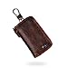 Produktbild Serious Lamp Schlüsselbörse Anti-Diebstahl, intelligente Bluetooth Schlüsselanhänger, Leder modische Auto Key Organizer Halterung, Multifunktions Schlüsseletui Brieftasche - mit 6 Haken Unisex,Kaffee