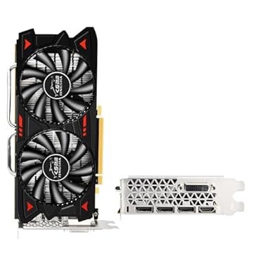 Placa de Vídeo RX 580 8GB 256Bit 2048SP DDR5 Placas Gráficas para AMD Radeon RX 580 Series para Mineração e Jogos
