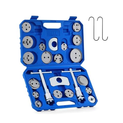 OMT 24pc Brake Caliper Compression Tool with Adapters & Hangers, Sandblast |…