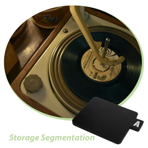 Separadores alfabéticos para discos vinilo, CD y organización de estanterías SHINEOFI A-Z 3