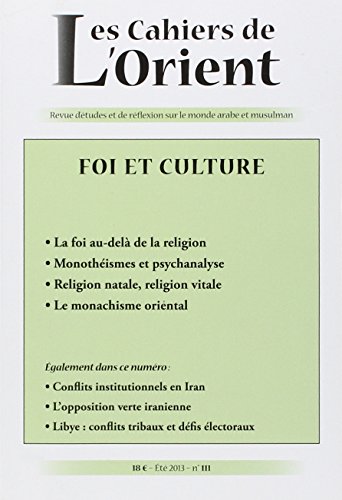 Preisvergleich Produktbild Cahiers de l orient n111