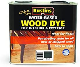 Rustins 5015332650149 Wood Dye - Dark Oak, 250ml