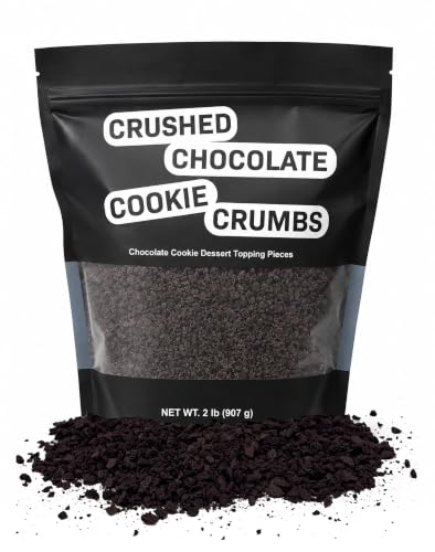Chocolate Cookie Crumbs, Cookie Crumble Topping 2 Pounds Resealable Bag
