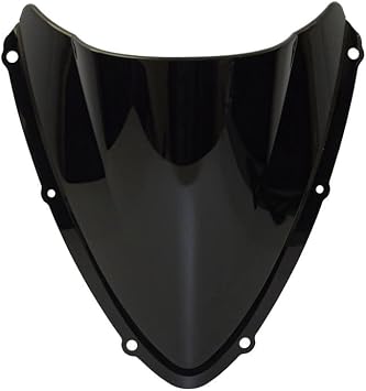 Windscreen Windshield Wind Deflector Shield Screen Visor Glass For Suzuki GSXR600 GSXR750 GSX-R 600 750 K8 2008 2009 2010 Black